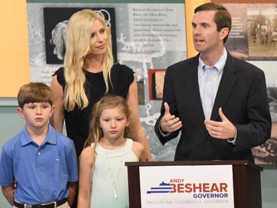 beshear ashland announces ky campaign gov stop makes governor andy run dailyindependent his discovery highlands announced members museum monday center