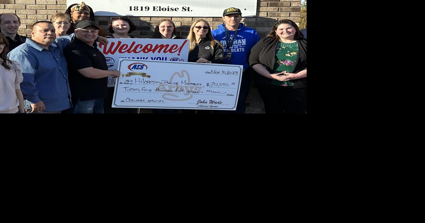 Arby's awards Hillcrest Bruce Mission 24K News