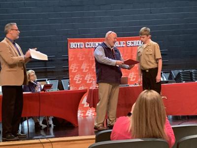 Navy JROTC student recognized at Boyd | News | dailyindependent.com