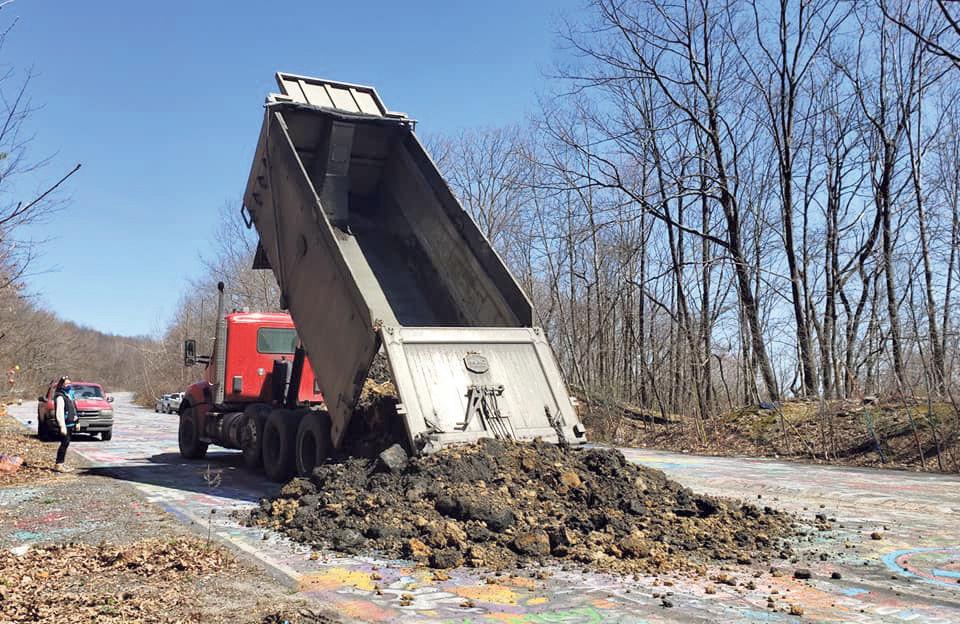 Update Graffiti Highway Owners To Cover Centralia Road With Dirt Coronavirus Dailyitem Com