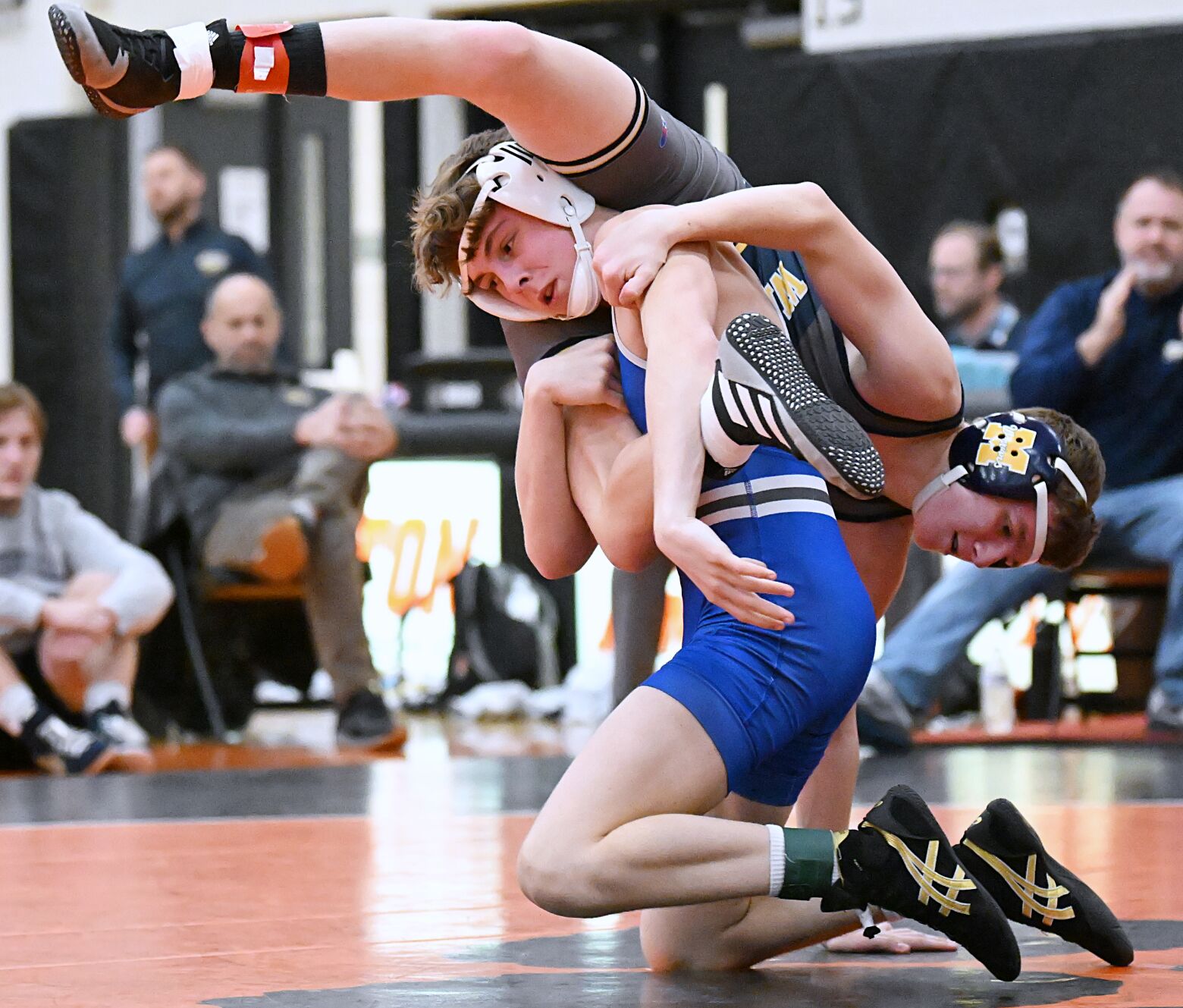 Warrior Run Wrestlers Secure District 4 Class 2A Team Duals Victory with Exciting Wins