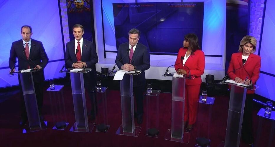 Pa.'s top GOP Senate candidates debate COVID, Biden, each other