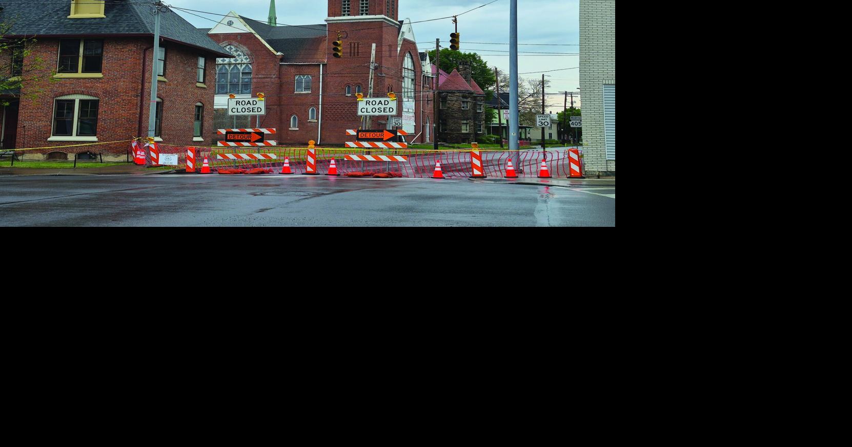 Milton bell tower collapses; portion of roadway closed
