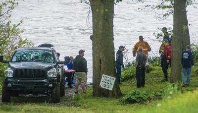 river found body dailyitem township responders branch emergency dead point scene north where work