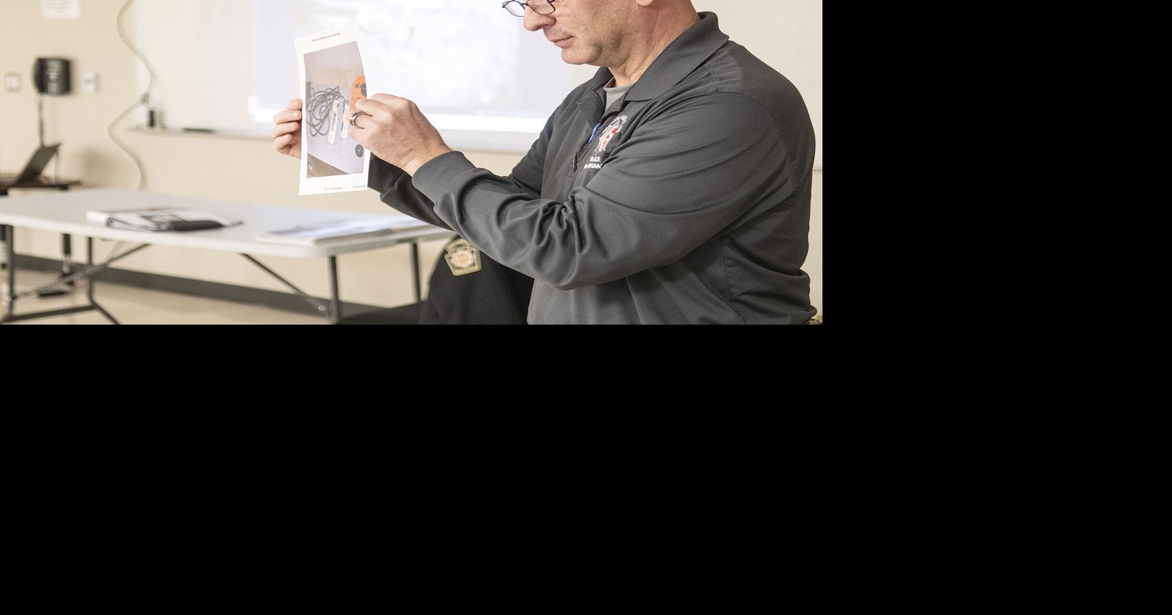 Pennsylvania State Police Fire Marshall speaks to Danville Fire Club
