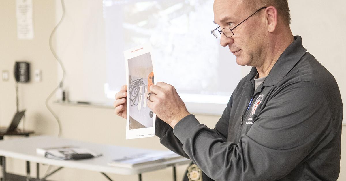 Pennsylvania State Police Fire Marshall speaks to Danville Fire Club