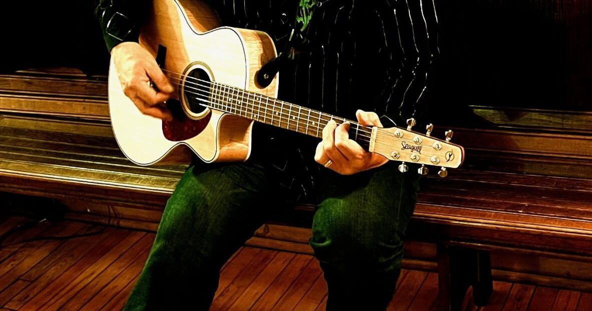 Valley musician Joel Stover giving it his all on stage