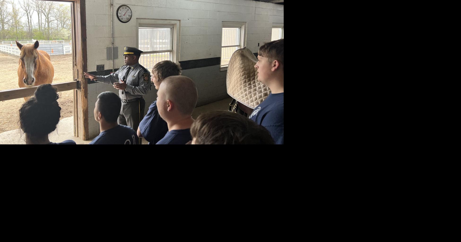 Shikellamy students visit Pennsylvania State Police Academy