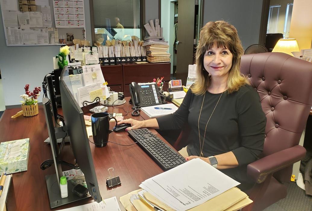 Northumberland County Administrative Assistant Karen Collier passes