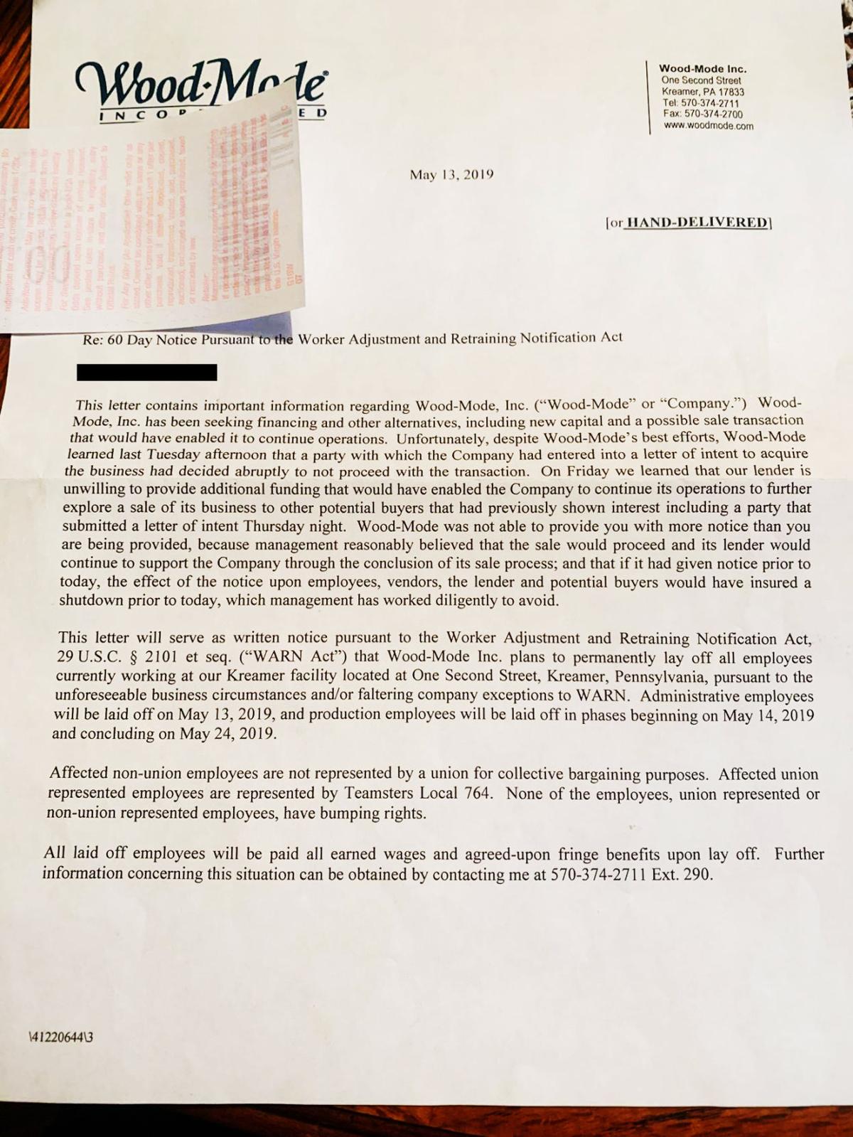 Employees Shocked By Suddenness Of Wood-Mode Closure | News | Dailyitem.com