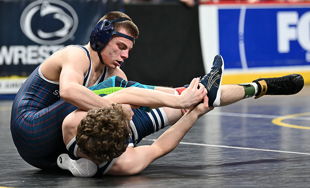 Peters and Wetzel Dominate First Round in Class 3A Wrestling Tournament