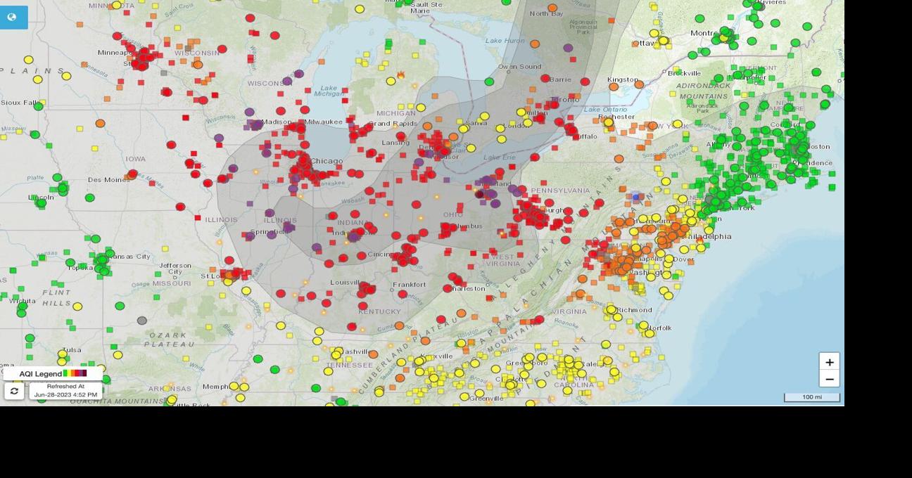 UPDATE DEP declares Code Red air alert | News | dailyitem.com