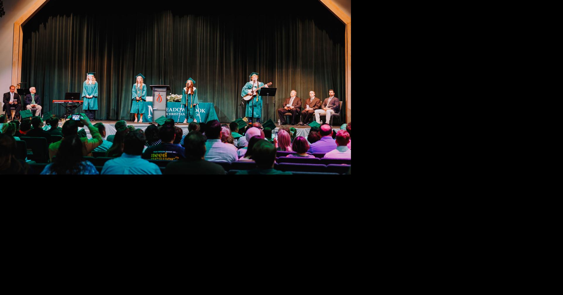 Commencement ceremony deeply personal for Meadowbrook Christian School's 14 graduates