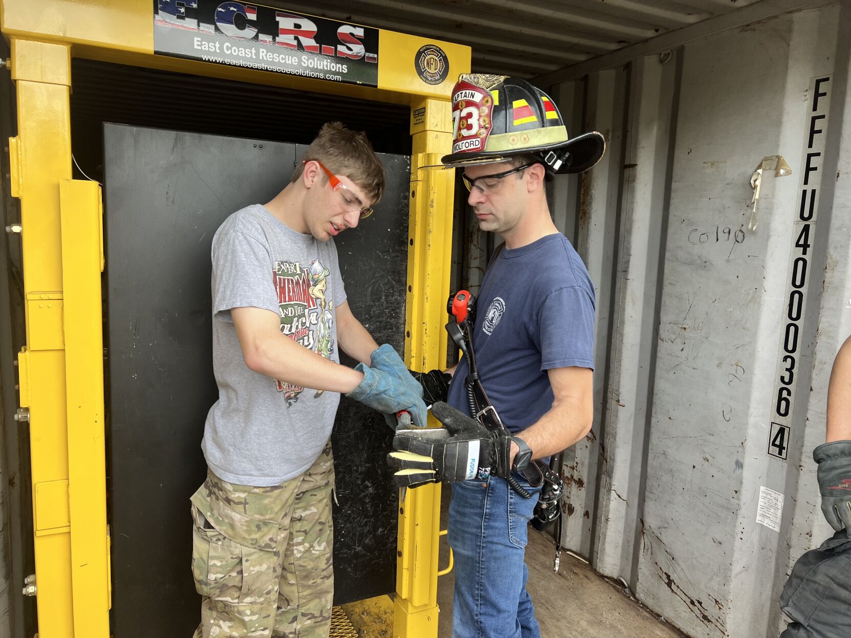 Northumberland Fire Department hosts training event for JROTC