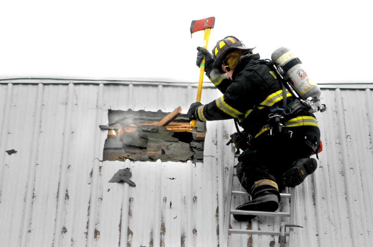 Burn victim airlifted to hospital following apartment house fire in