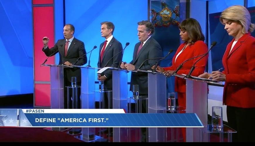 Pa.'s top GOP Senate candidates debate COVID, Biden, each other