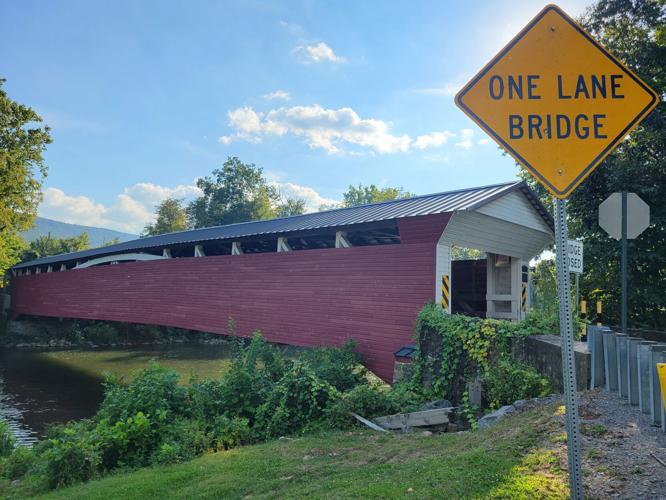 Historic covered bridge in Hartley Township headed toward