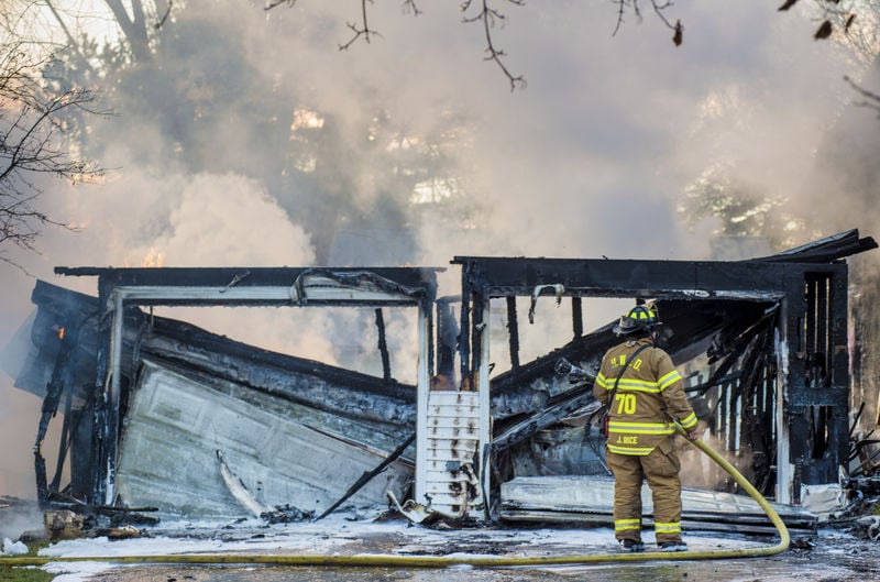 Fire destroys Winfield garage Local News