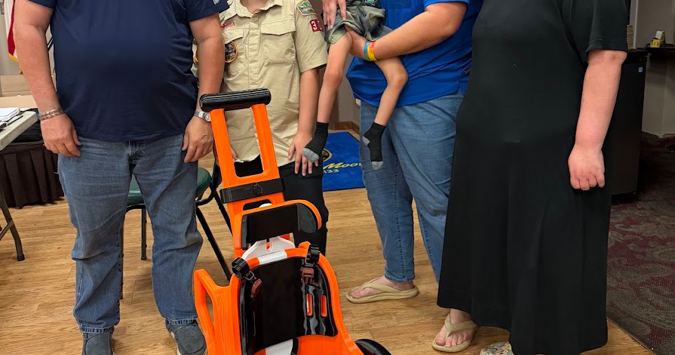 Retiree uses 3D printer to construct mobility device for Danville child