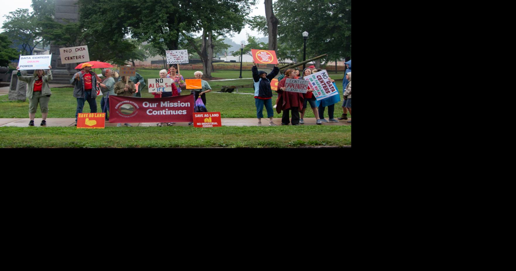 Dozens join data protest in Danville