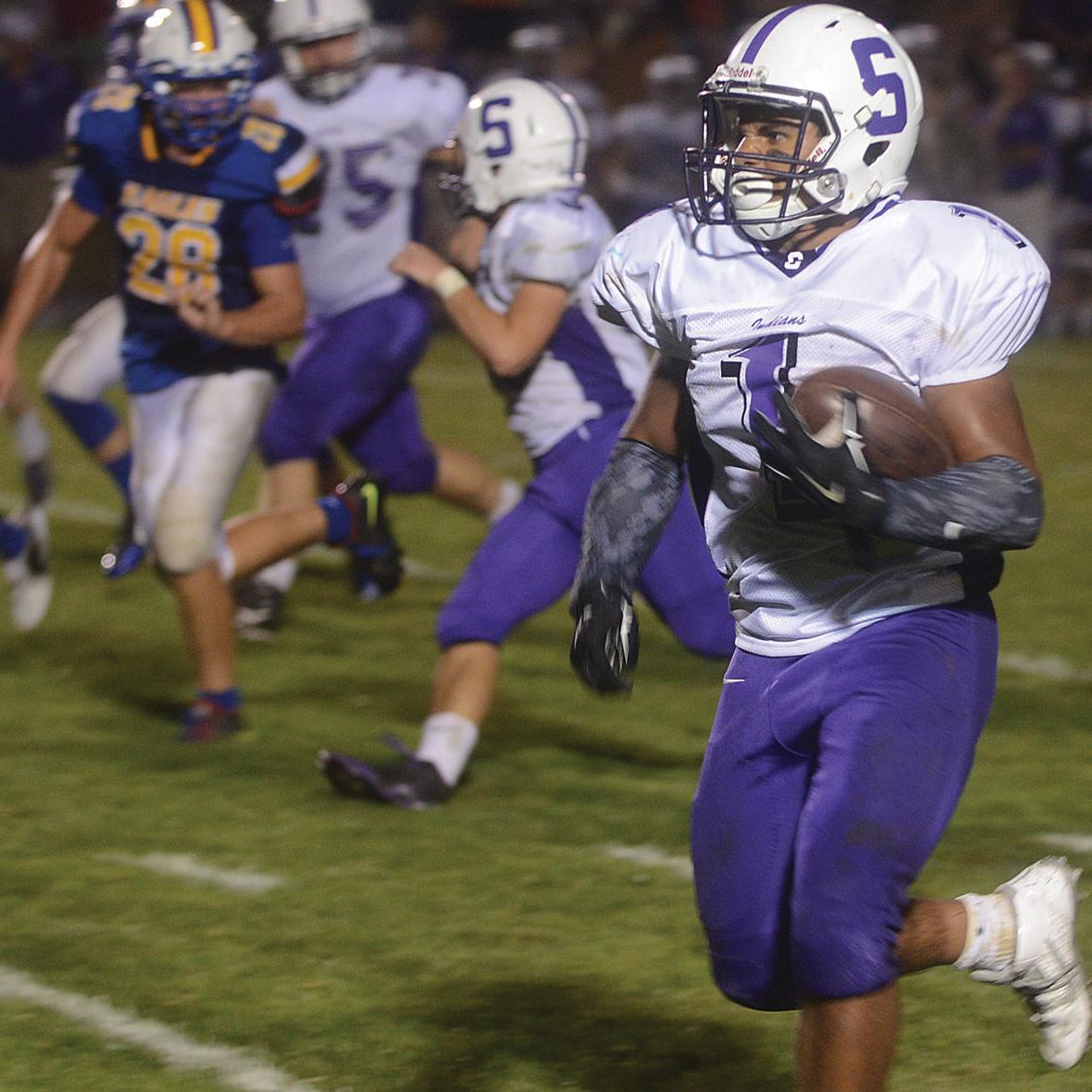 High School Football Burns Burns Eagles With Three Touchdown Runs