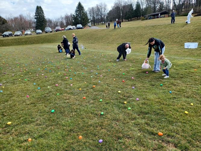 Children with special needs enjoy Easter egg hunt