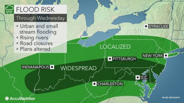UPDATE Flash Flood Watch in effect through Wednesday morning | News ...