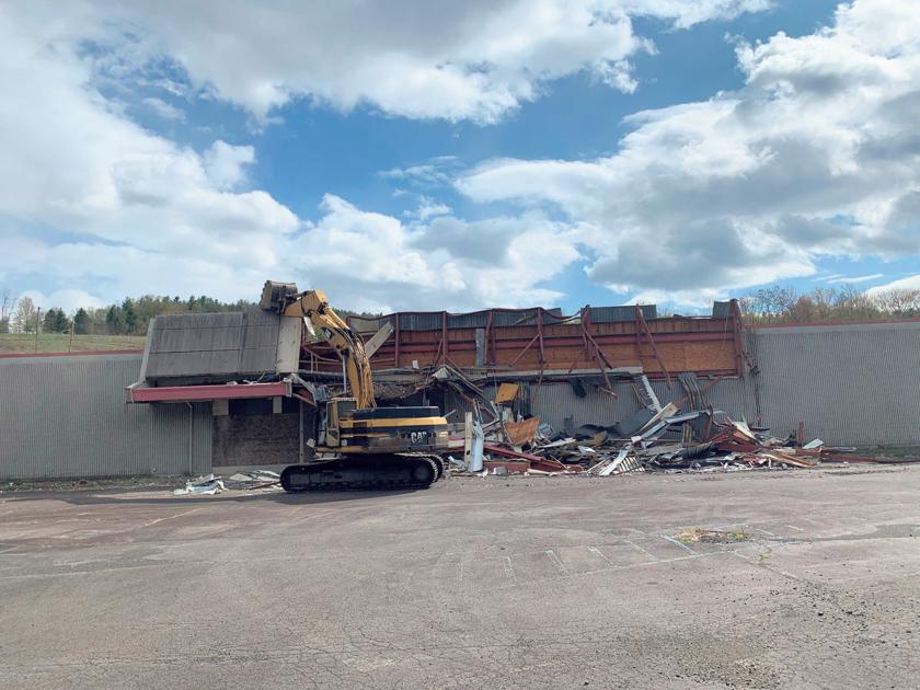 Demolition to continue on former Kmart building in Coal Township