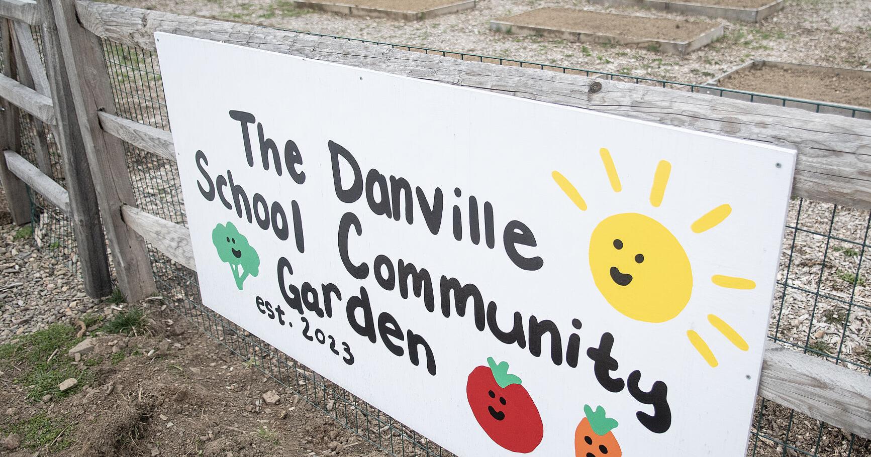 Danville school club members preparing community garden plots for season - Vimarsana News