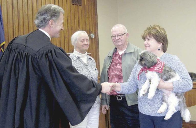 Dog, cameras in courtroom during swearing in News