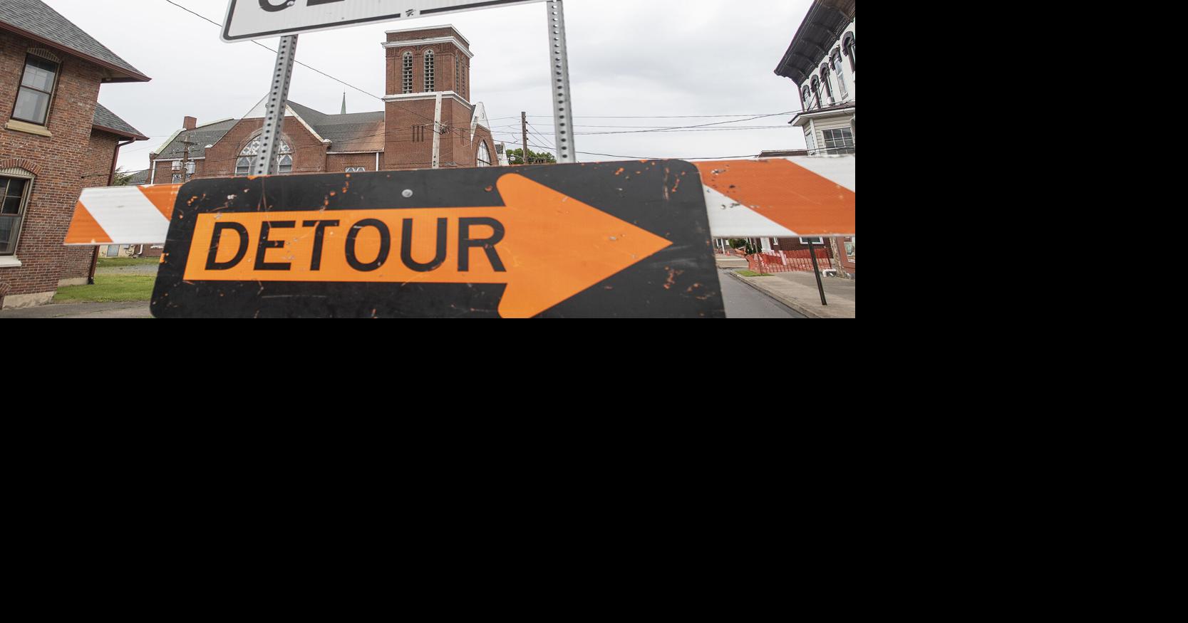 Area around collapsed Milton church not safe; area still closed to traffic