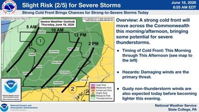 Strong winds, thunderstorms could spread across state Thursday