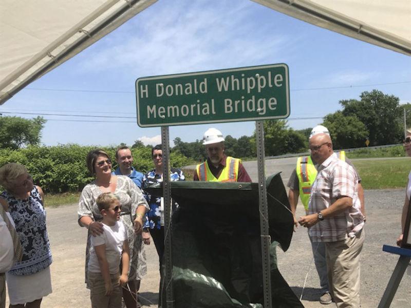 Valley bridge receives dedication Local News