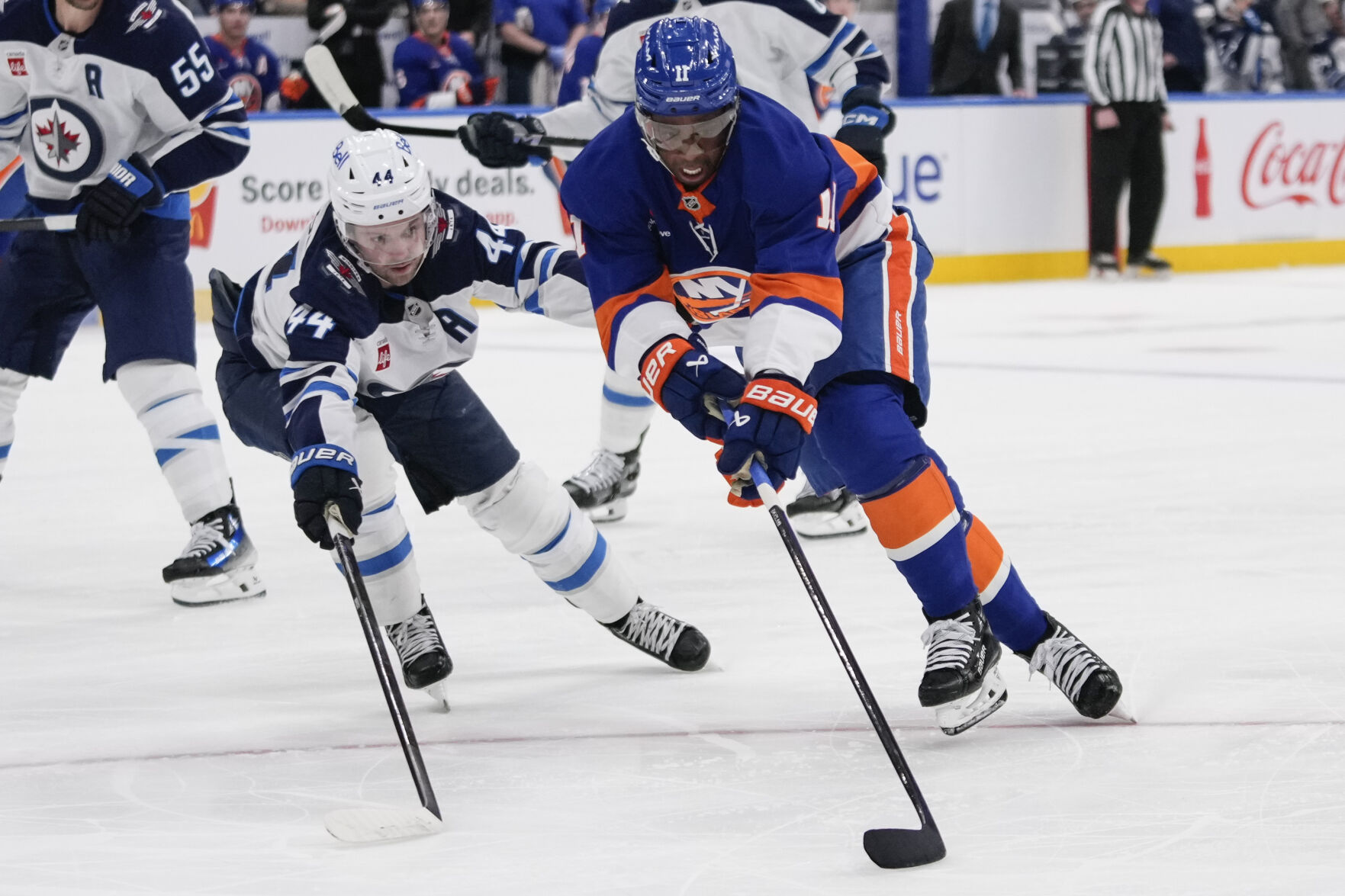 Nelson, Palmieri lead Islanders past NHL-leading Jets | Sports ...