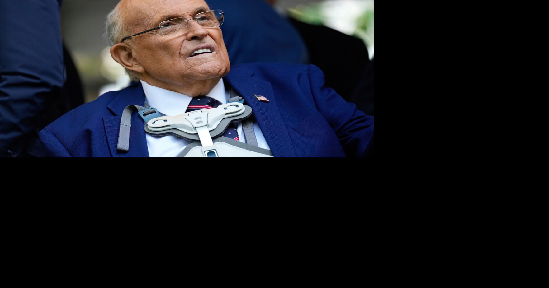 Rudy Giuliani hospitalized in critical condition, his spokesman says