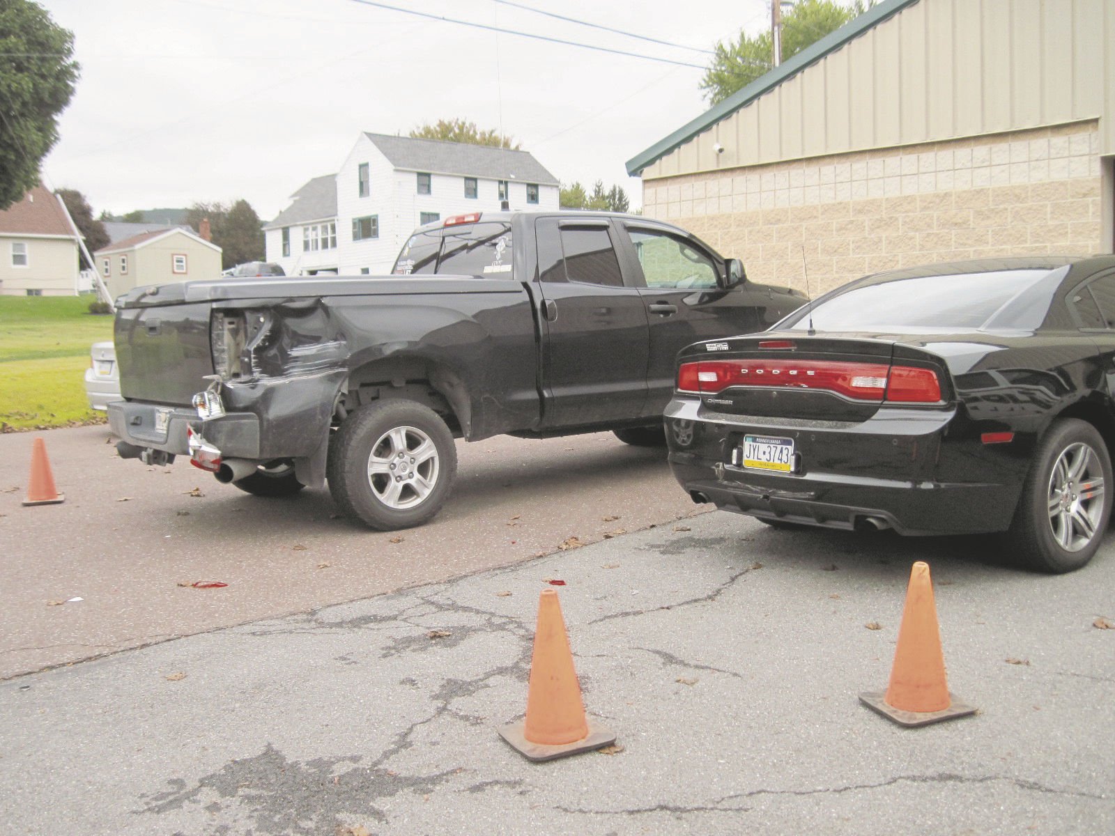 Tractor-trailer Damages Police Car, Vehicle In Hit-and-run | Local News ...