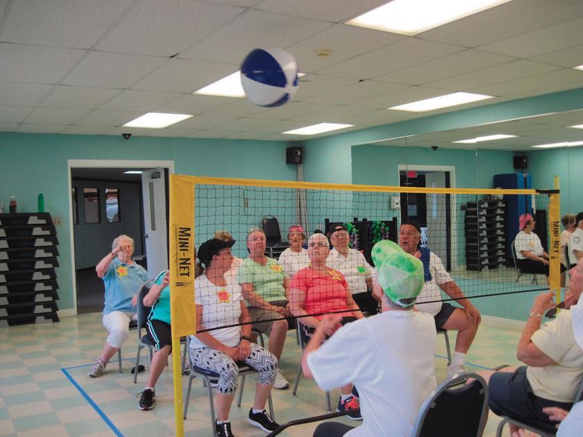 Seniors kick off new program Chair volleyball game News