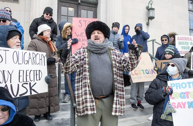Residents gather in Lewisburg to protest Trump administration News