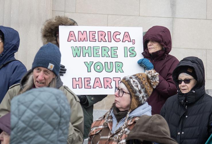 Residents gather in Lewisburg to protest Trump administration News(02)