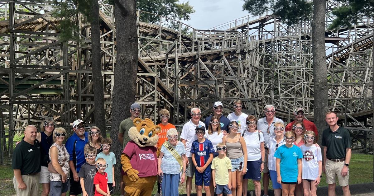 Dornsife woman, 99, celebrates upcoming birthday with family and Knoebels president