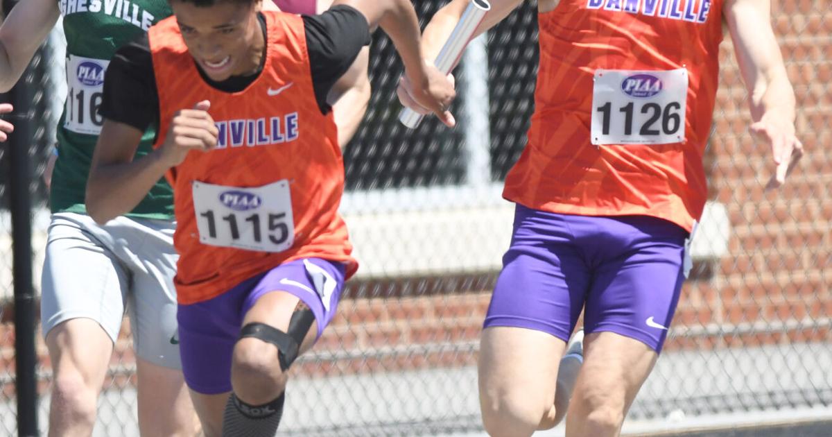 Danville boys take second in District 4 Class 2A meet