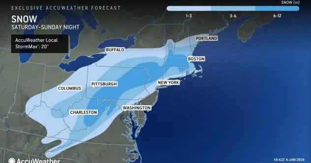 Latest forecast: 4-10 inches of snow Saturday evening into Sunday ...