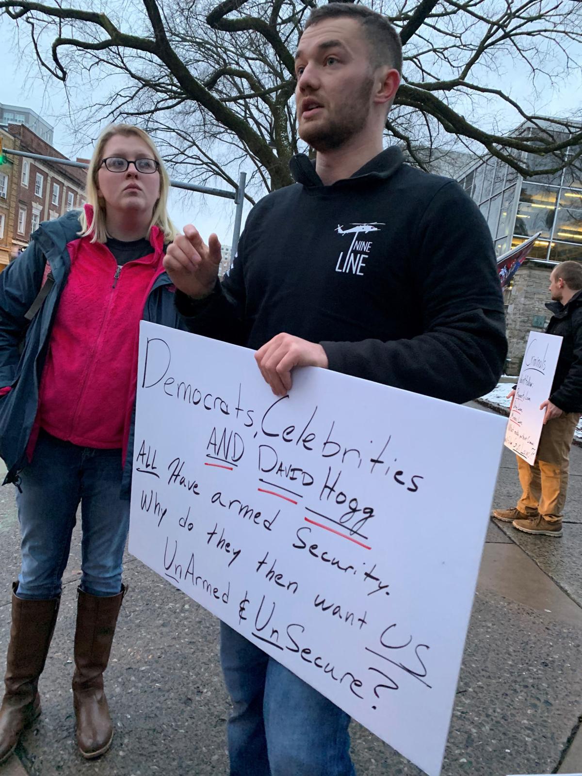 Parkland Survivor Hogg Greeted By Gun Rights Rally At Penn State News Dailyitem Com
