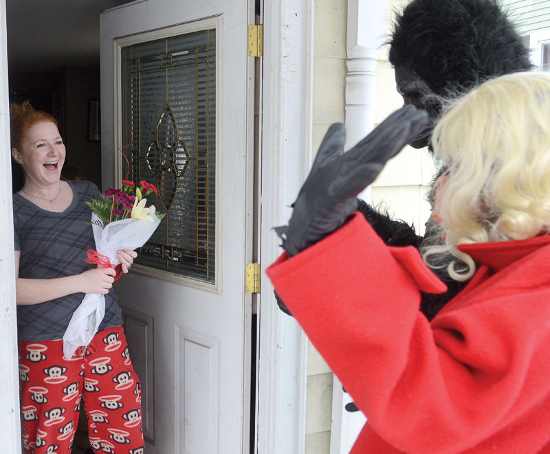 Sentiments apepreciated Gorillagrams all in day’s work News