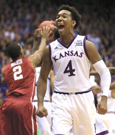 Top Ranked Kansas Men Beat Oklahoma In Triple Ot In Battle Of 1 Vs
