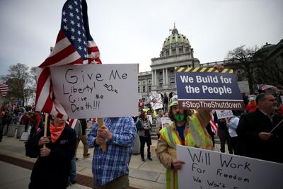 Update Hundreds Gather At Capitol In Harrisburg For Anti Shutdown Rally Calling To Reopen Pennsylvania Spotlightpa Dailyitem Com
