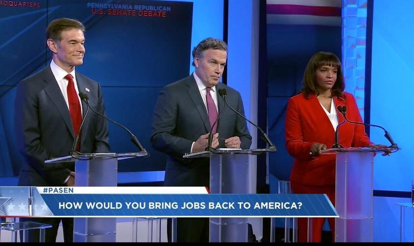 Pa.'s top GOP Senate candidates debate COVID, Biden, each other