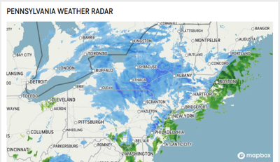 Update Snow Totals Mixed Around Valley Winter Weather Advisory