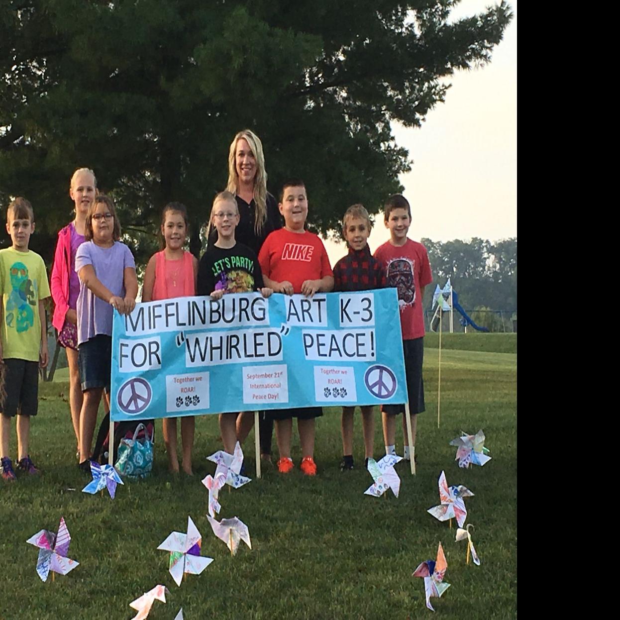 Pinwheels Spin For Peace In Mifflinburg Local News Dailyitem Com