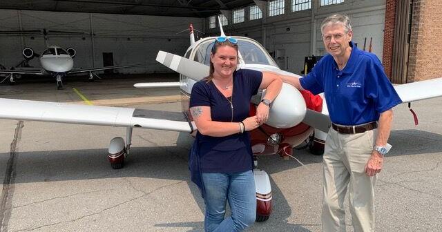 Montoursville flight instructor happy with course she's flying